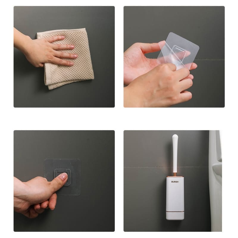 Escova Sanitária Silicone com Suporte Homedec