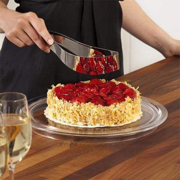 Fatiador de Bolo e Torta Inox c/ Design Europeu Premium Homedec