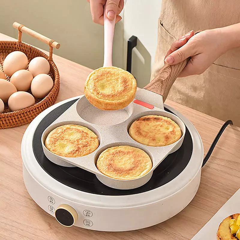 Frigideira Antiaderente 4 em 1 Frigideira de Ovo Homedec