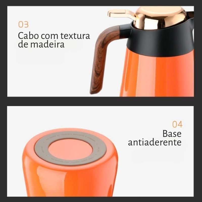 Garrafa Térmica Café Chá Inox 1.6L Homedec