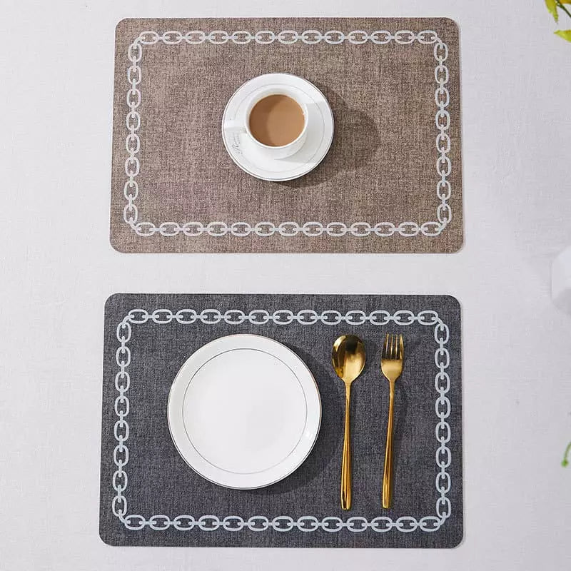 Jogo Americano Kit Descanso de Prato Quadrado Decorativo Homedec