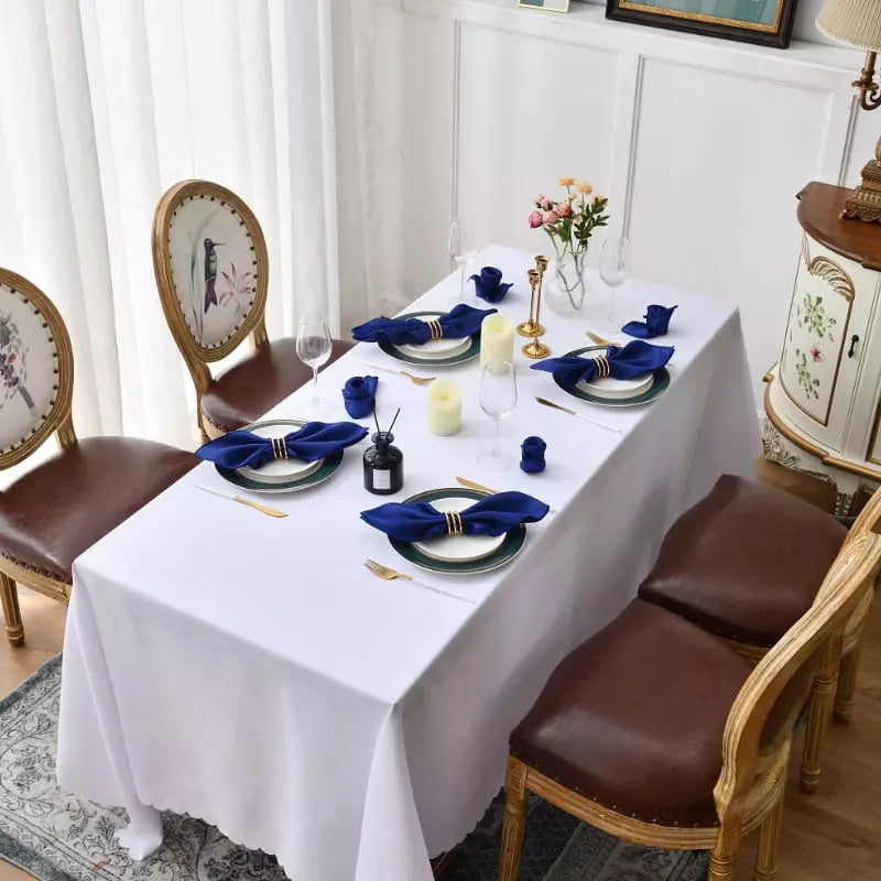 Jogo Guardanapos de Tecido Mesa Posta Cetim 12 peças Homedec
