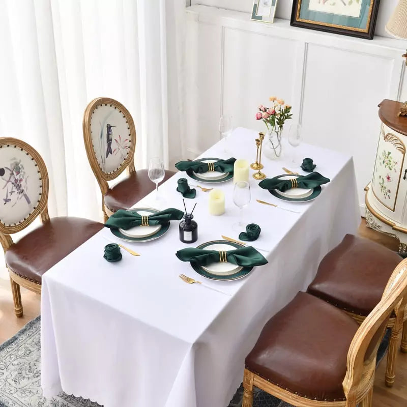 Jogo Guardanapos de Tecido Mesa Posta Cetim 12 peças Homedec