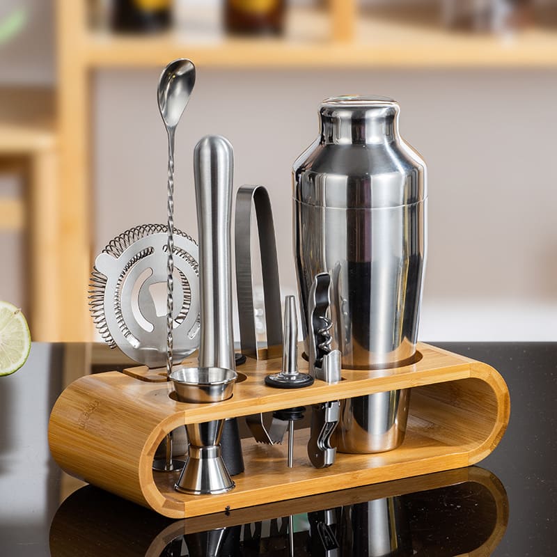 Kit Coqueteleira Inox Drinks Cocktails Bar em Casa Homedec