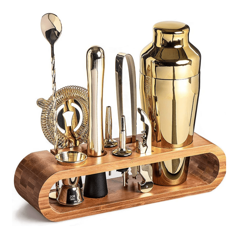 Kit Coqueteleira Inox Drinks Cocktails Bar em Casa Homedec