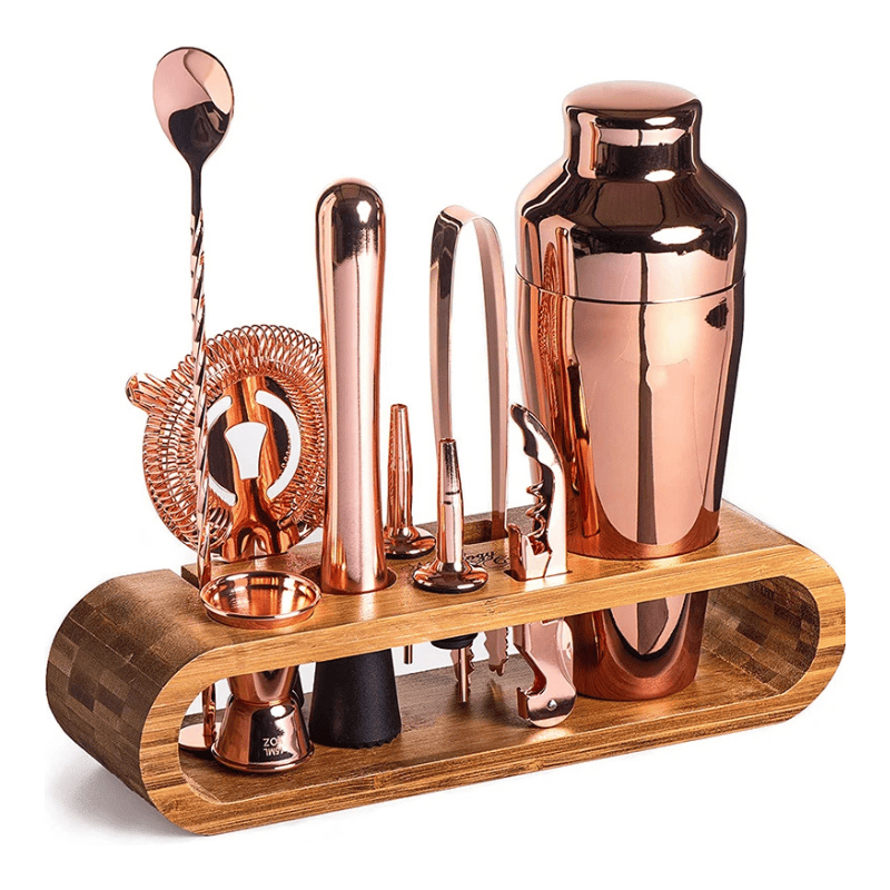 Kit Coqueteleira Inox Drinks Cocktails Bar em Casa Homedec