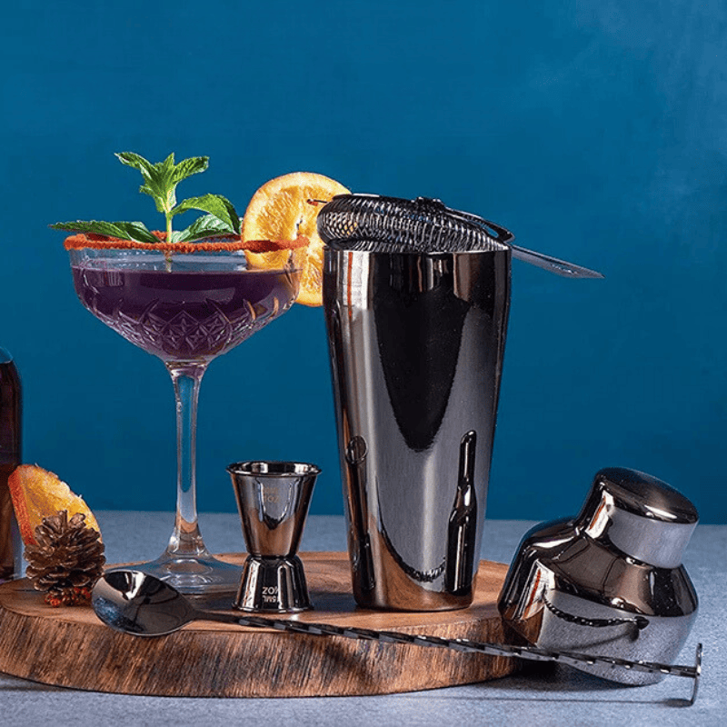 Kit Coqueteleira Inox Drinks Cocktails Bar em Casa Homedec