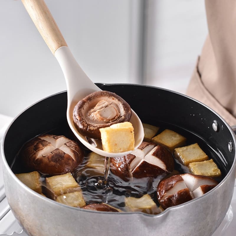 Kit Utensílios de Cozinha 14 Peças Silicone Com Organizador Homedec