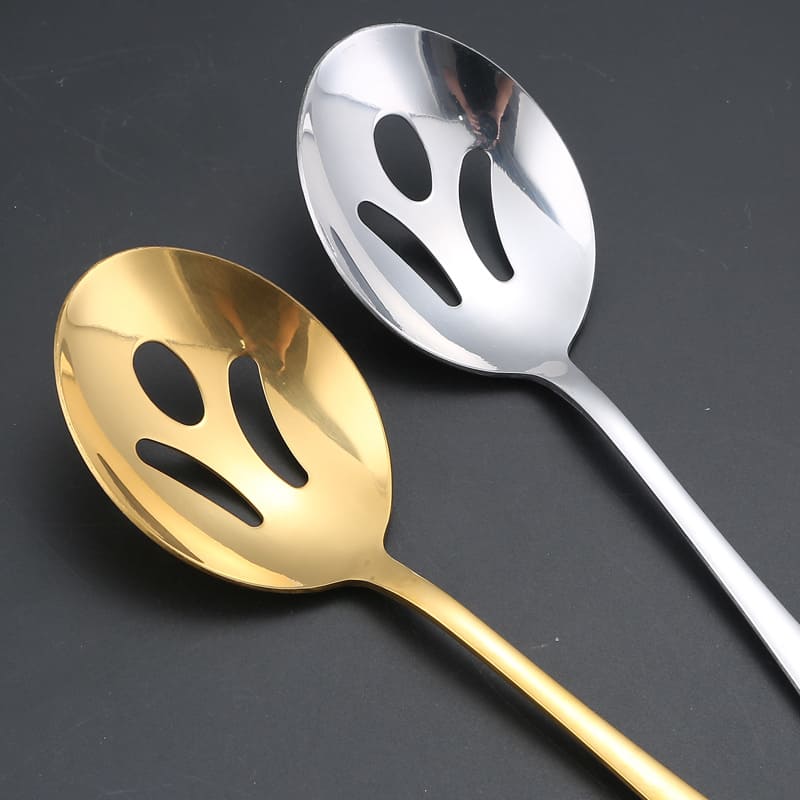 Kit Utensílios de Cozinha 6 Peças Inox Dourado Homedec