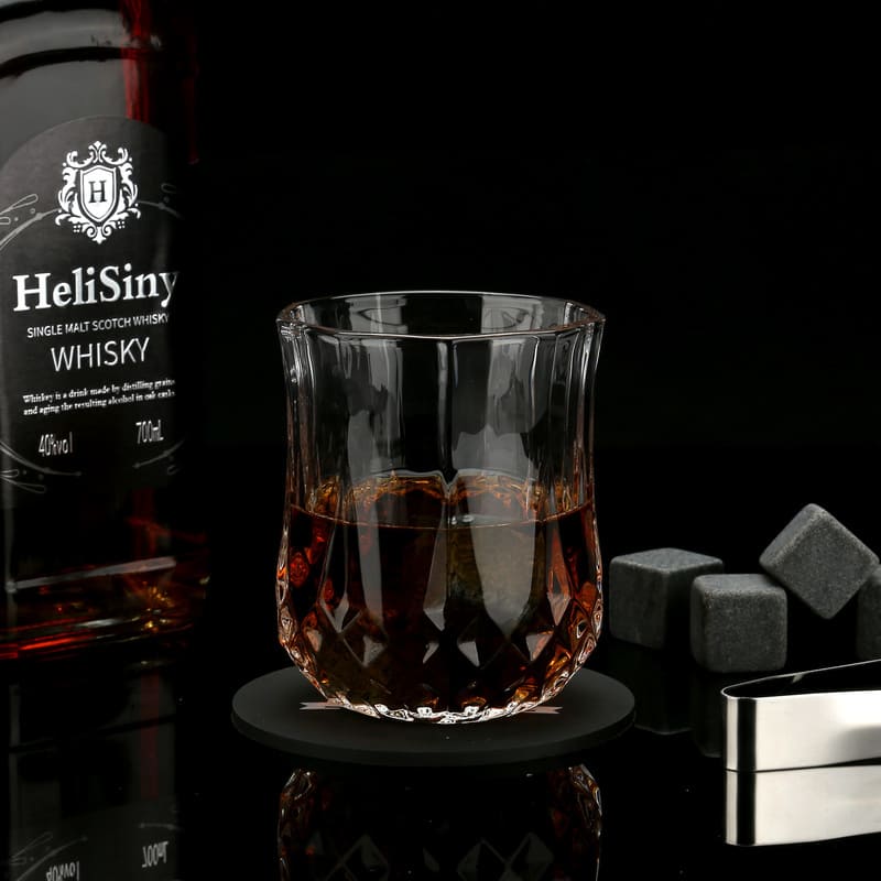 Kit Whisky Copos Cubo de Gelo Pegador Bar em Casa Homedec