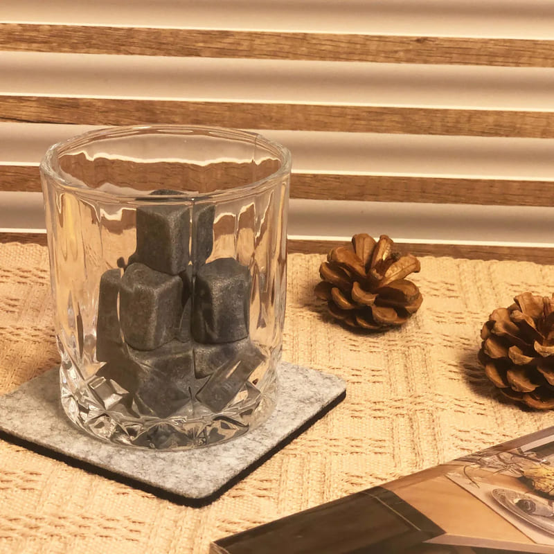 Kit Whisky Copos Cubo de Gelo Pegador Bar em Casa Homedec