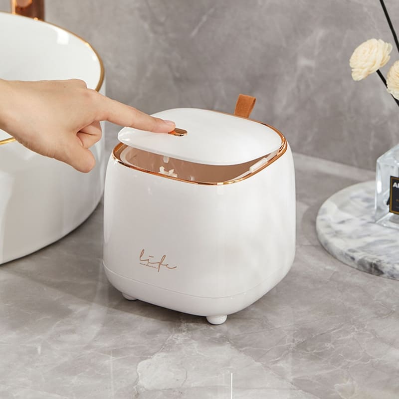 Lixeira de Mesa Luxo Decorativa Homedec