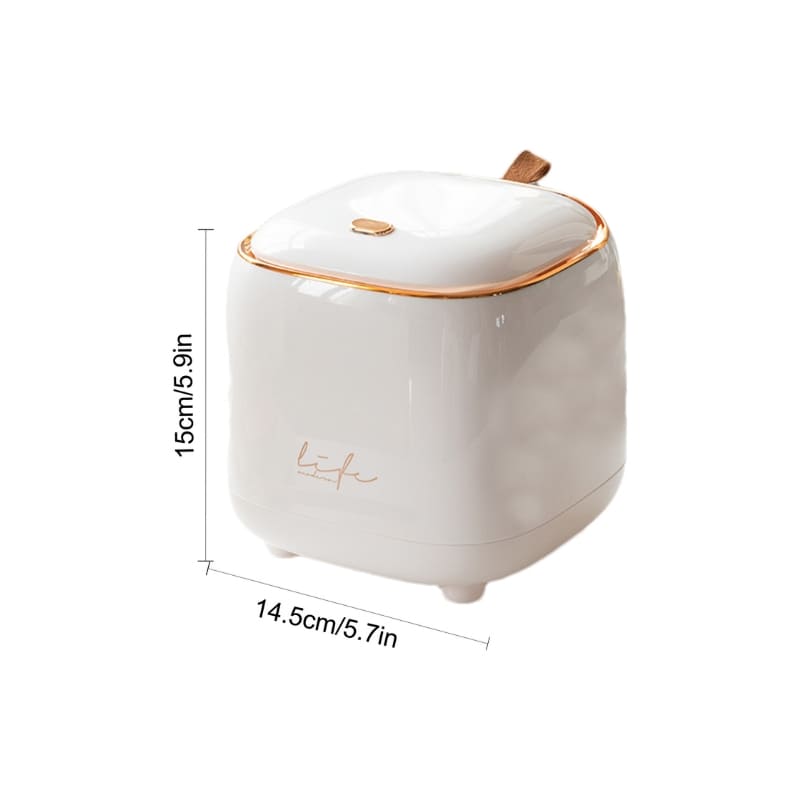 Lixeira de Mesa Luxo Decorativa Homedec