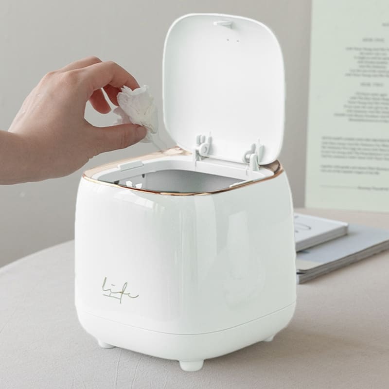 Lixeira de Mesa Luxo Decorativa Homedec