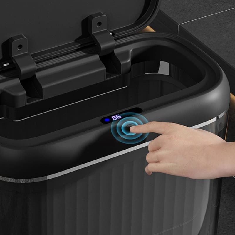 Lixeira para Banheiro e Cozinha Acrílico Automática Sensor Homedec