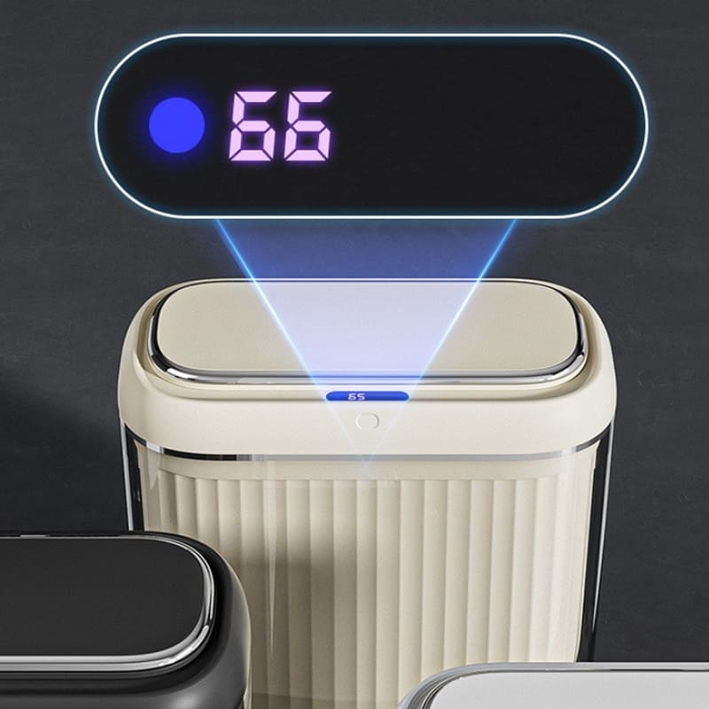 Lixeira para Banheiro e Cozinha Acrílico Automática Sensor Homedec