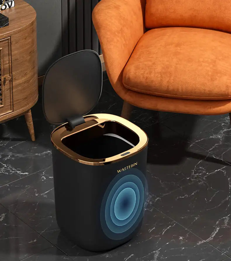 Lixeira para Banheiro e Cozinha Automática Colorida Homedec