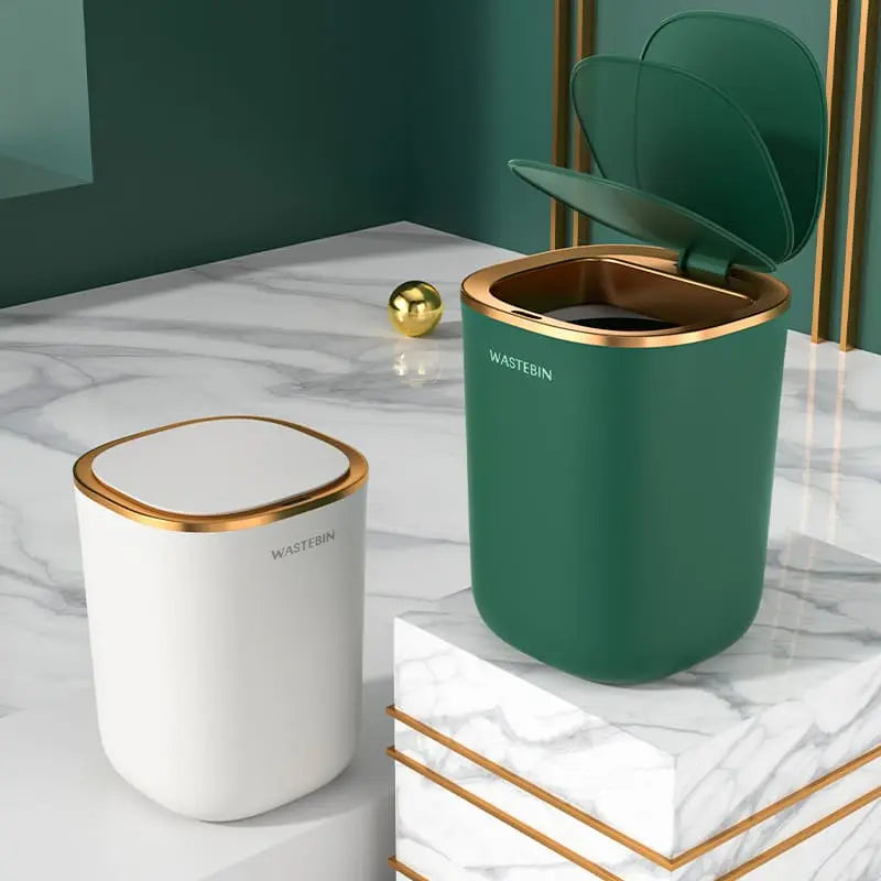 Lixeira para Banheiro e Cozinha Automática Colorida Homedec