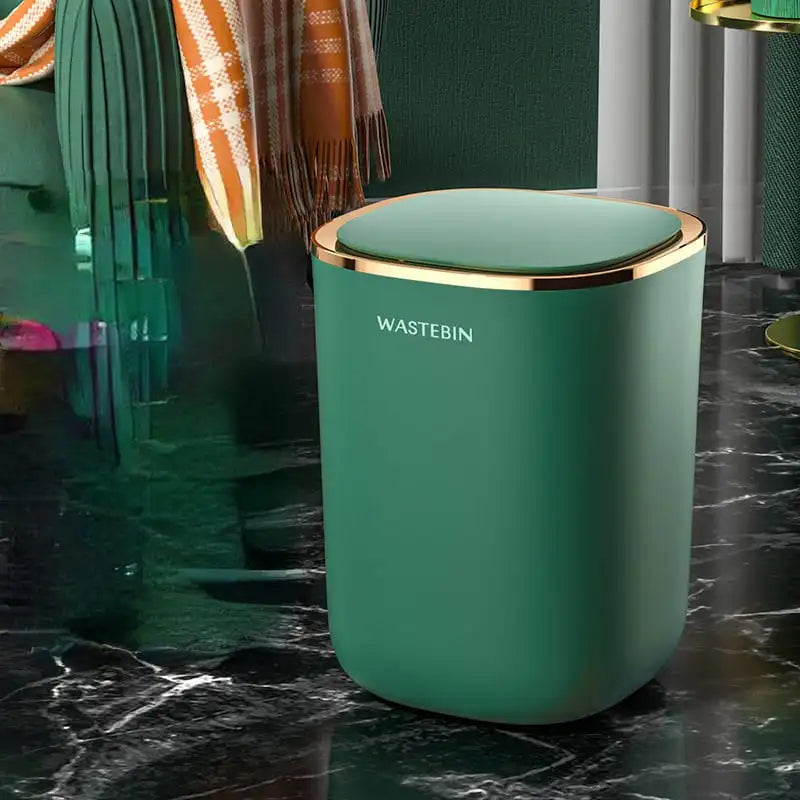 Lixeira para Banheiro e Cozinha Automática Colorida Homedec