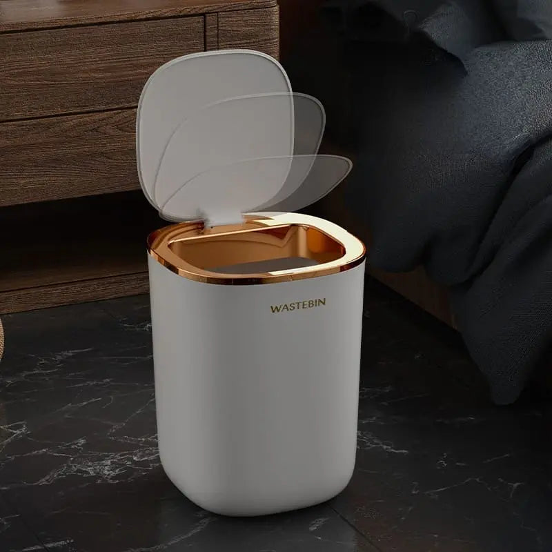 Lixeira para Banheiro e Cozinha Automática Colorida Homedec