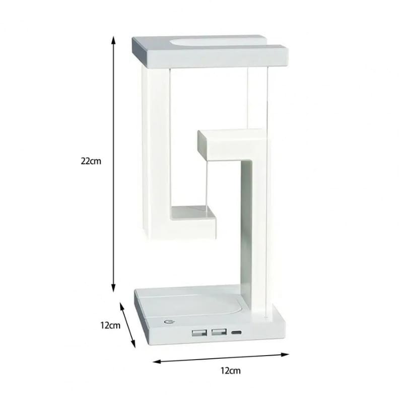 Luminária de Mesa + Carregador Iphone Samsung por Indução Homedec