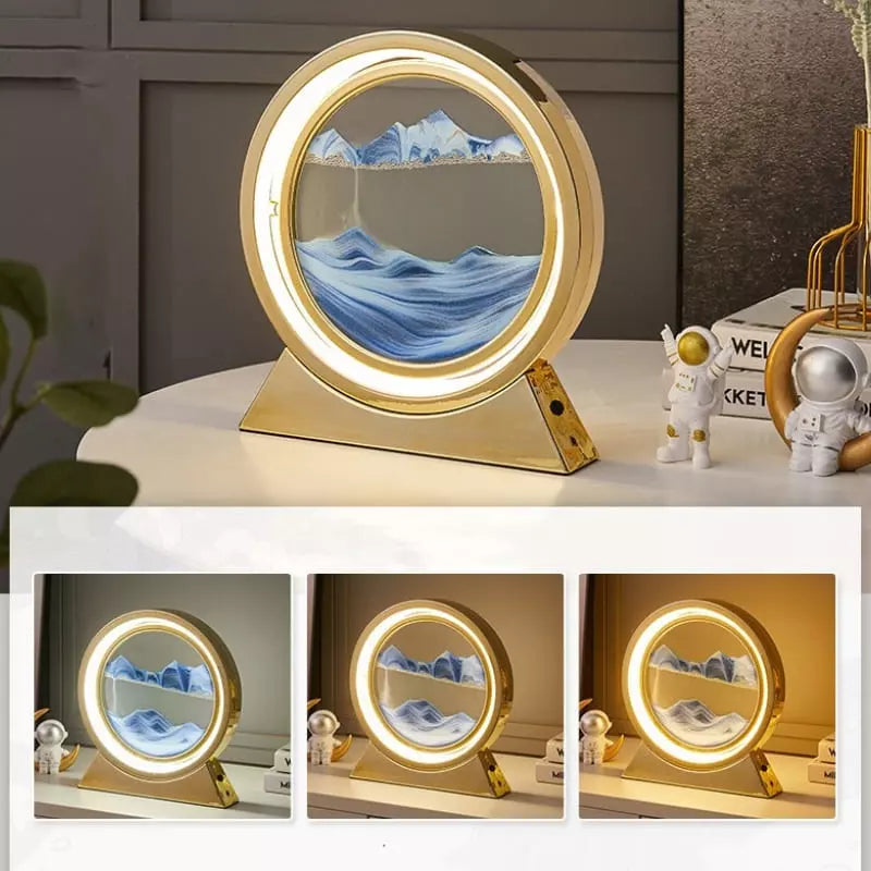 Luminária de Mesa e Abajur Ampulheta LED Decorativa Homedec