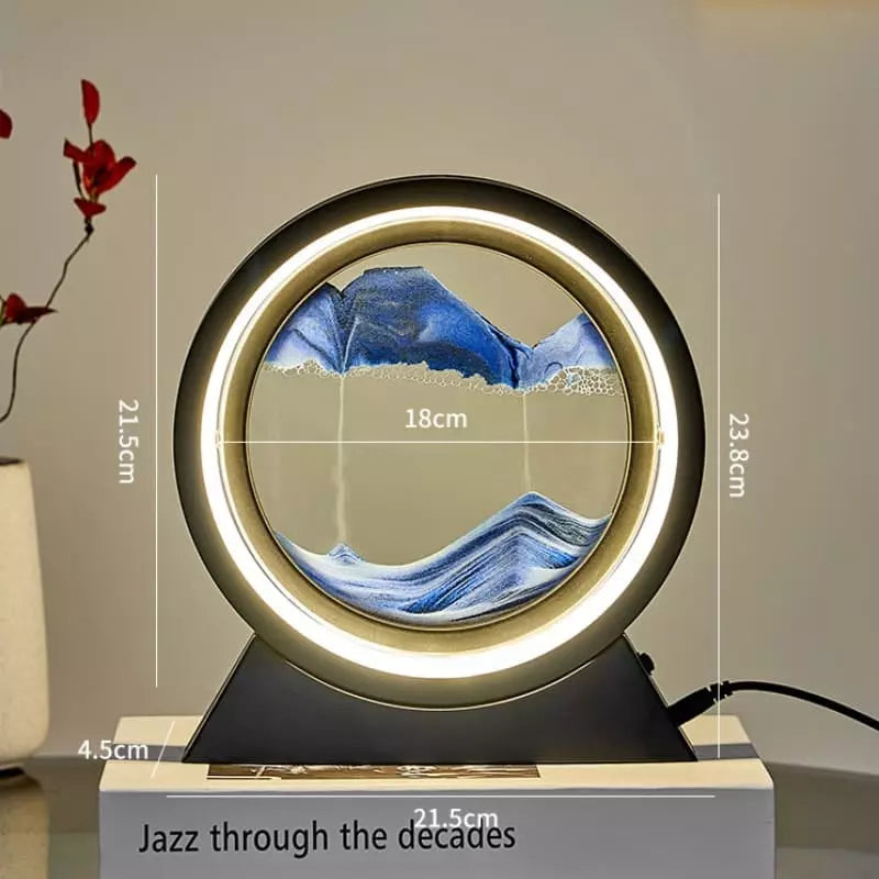 Luminária de Mesa e Abajur Ampulheta LED Decorativa Homedec