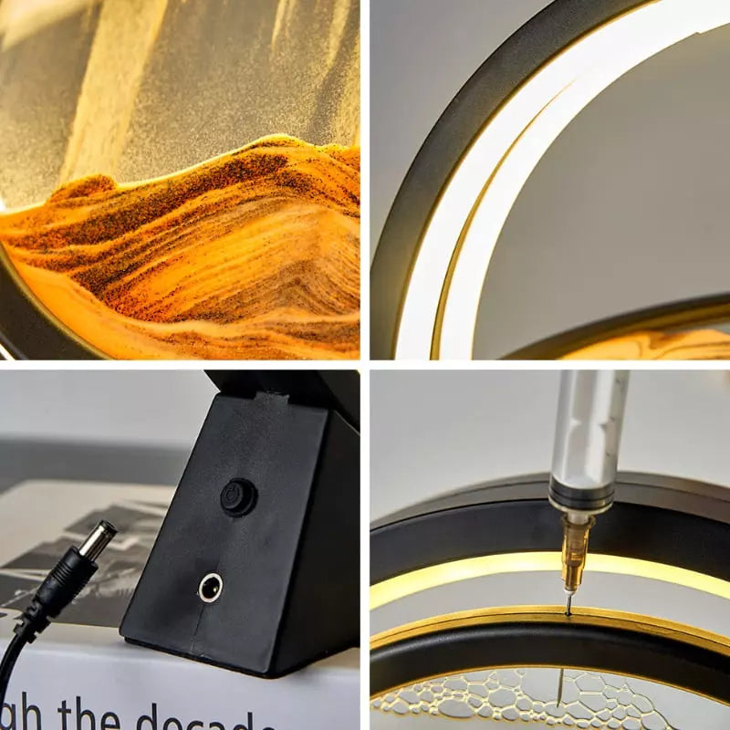 Luminária de Mesa e Abajur Ampulheta LED Decorativa Homedec