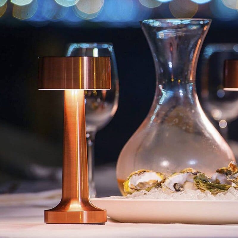 Luminária de Mesa LED Decoração Retrô Recarregável Homedec