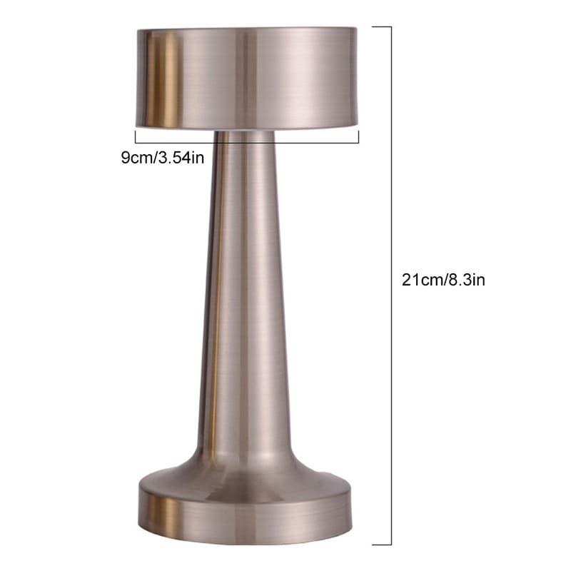 Luminária de Mesa LED Decoração Retrô Recarregável Homedec