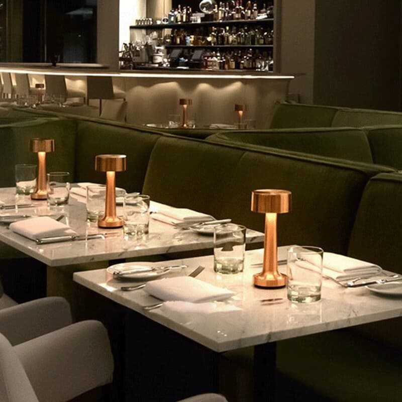 Luminária de Mesa LED Decoração Retrô Recarregável Homedec