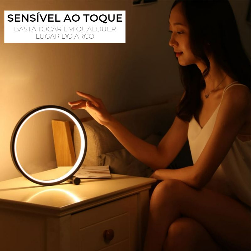 Luminária de Mesa LED USB Alumínio Moderna Touch Homedec - Ocra™