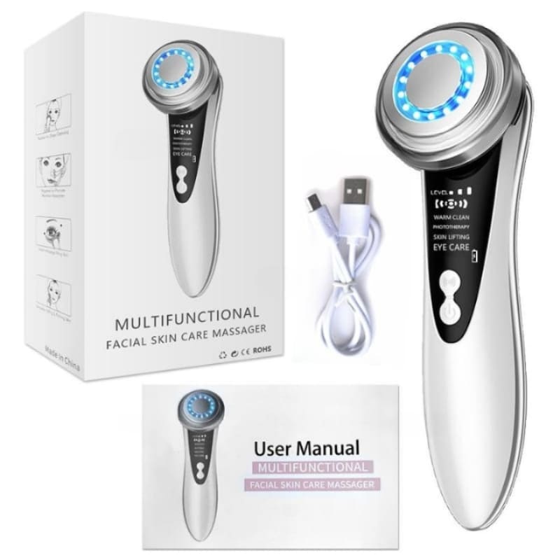 Massageador Elétrico Facial Aparelho de Massagem Multifuncional Homedec