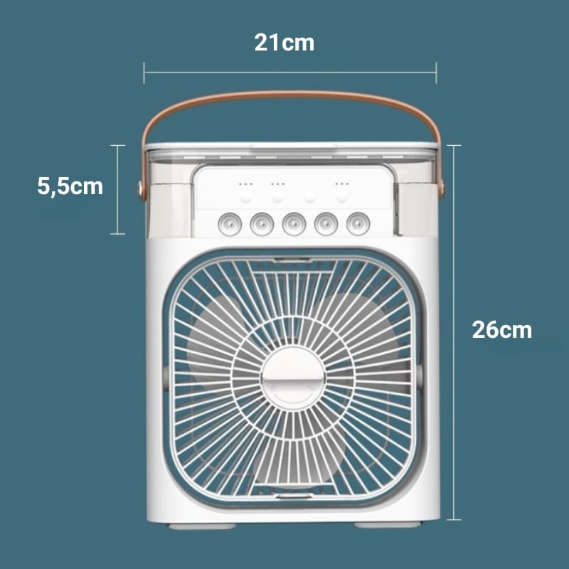 Mini Ar Condicionado Ventilador de Mesa Umidificador Homedec