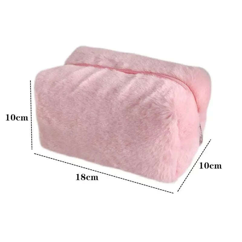 Necessaire Feminina Bolsa de Maquiagem Pequena Algodão Homedec