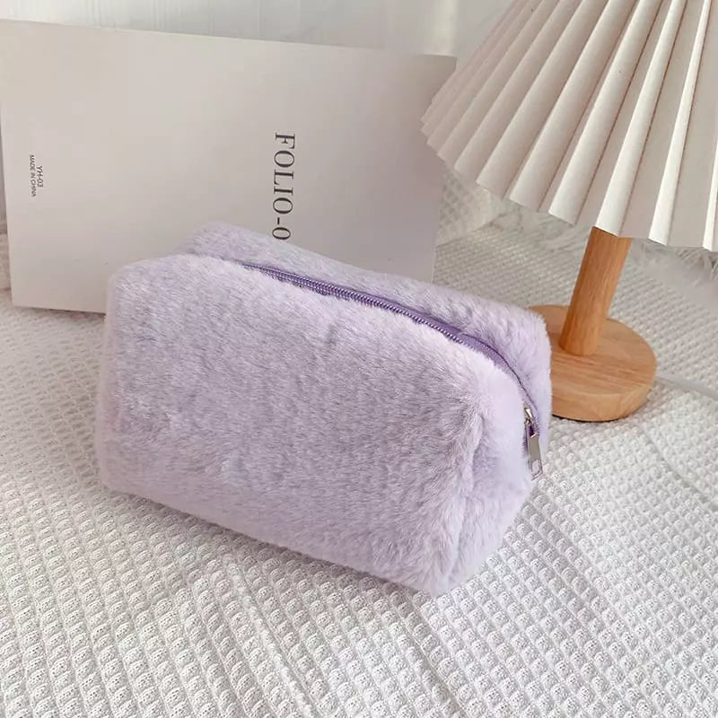 Necessaire Feminina Bolsa de Maquiagem Pequena Algodão Homedec