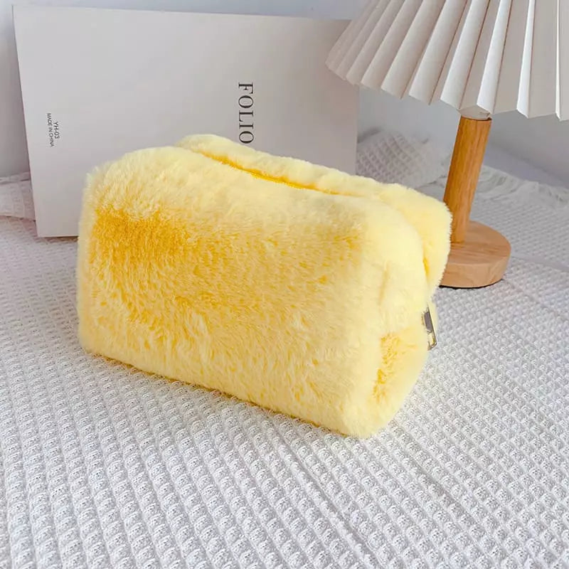 Necessaire Feminina Bolsa de Maquiagem Pequena Algodão Homedec