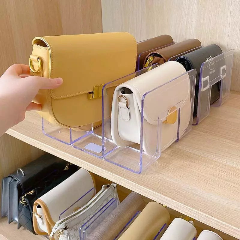 Organizador de Bolsa Acrílico com Divisória Homedec