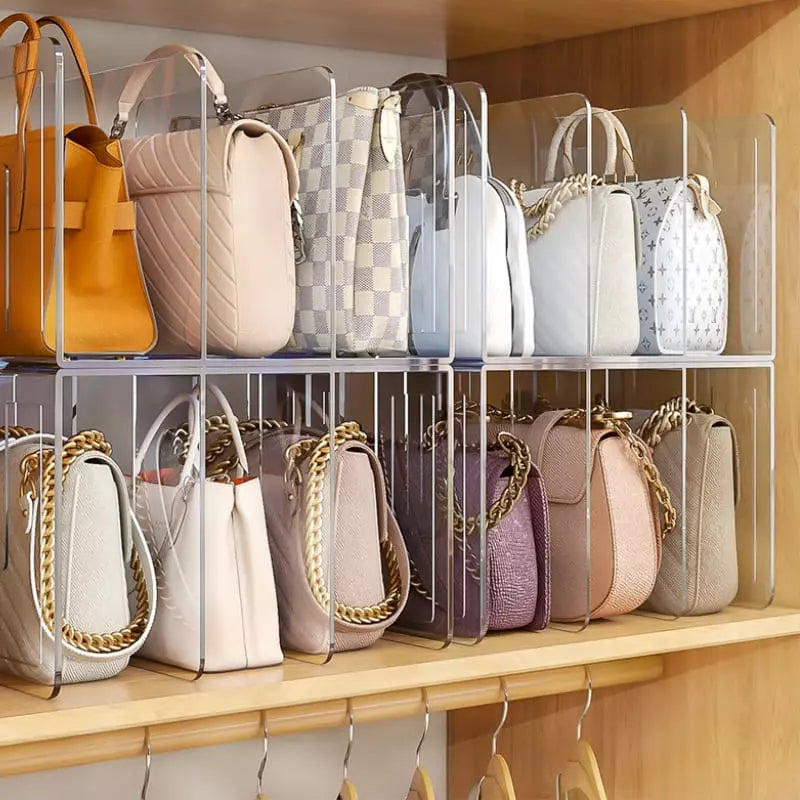 Organizador de Bolsa Acrílico com Divisória Homedec