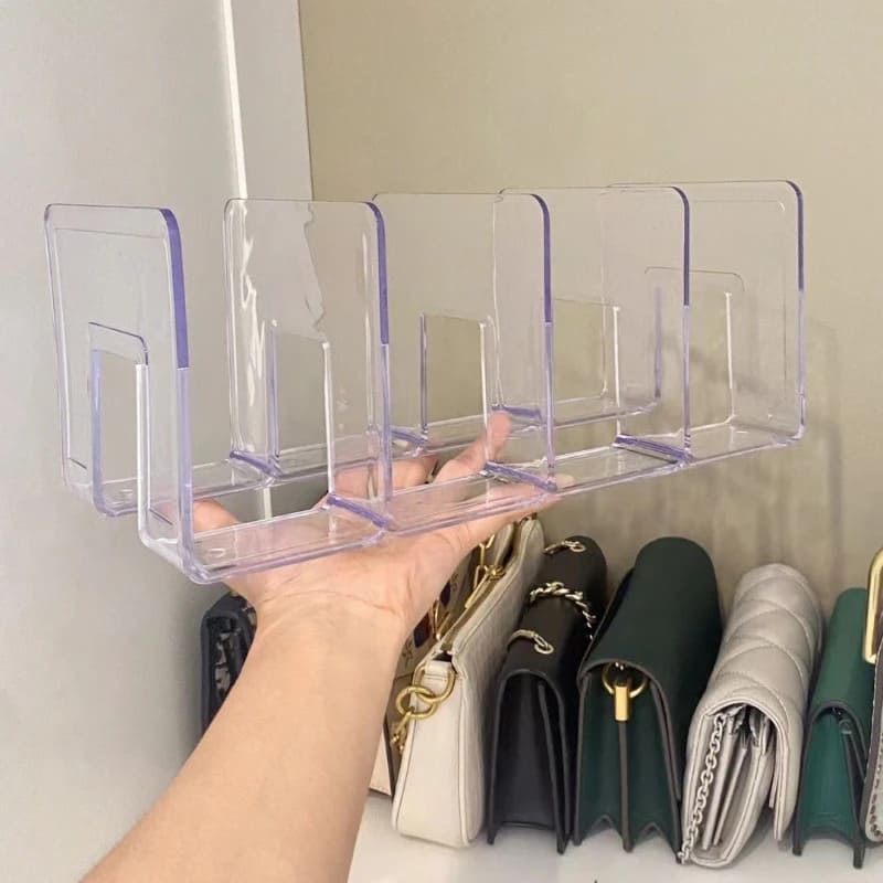 Organizador de Bolsa Acrílico com Divisória Homedec