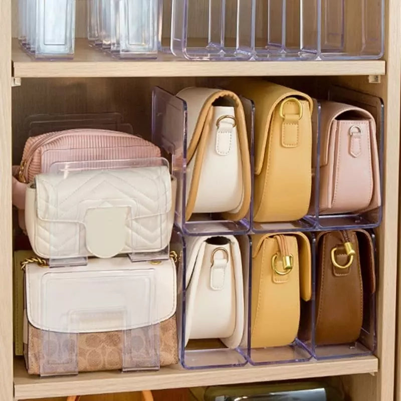 Organizador de Bolsa Acrílico com Divisória Homedec