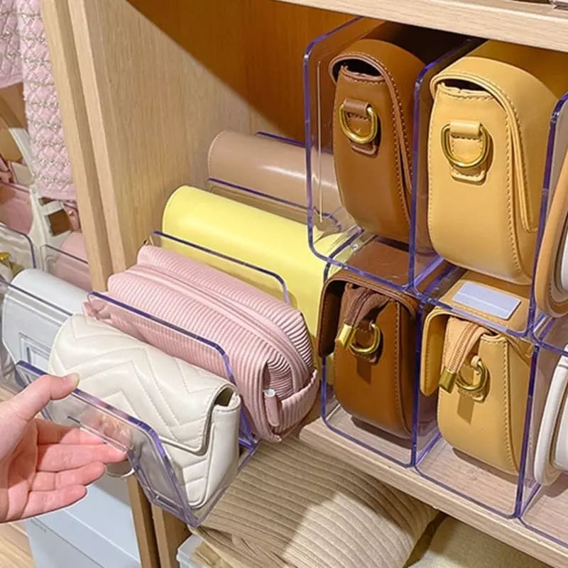 Organizador de Bolsa Acrílico com Divisória Homedec