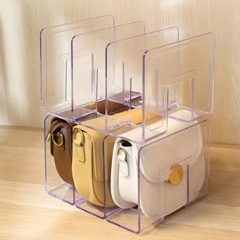 Organizador de Bolsa Acrílico com Divisória Homedec