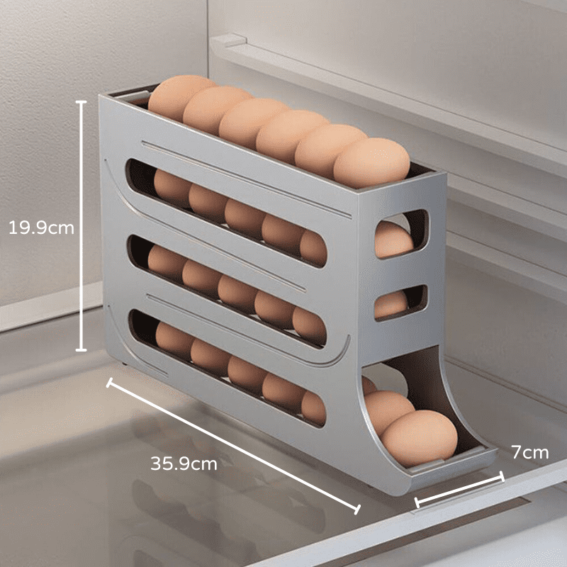 Organizador de Geladeira Porta Ovos Dispenser Homedec