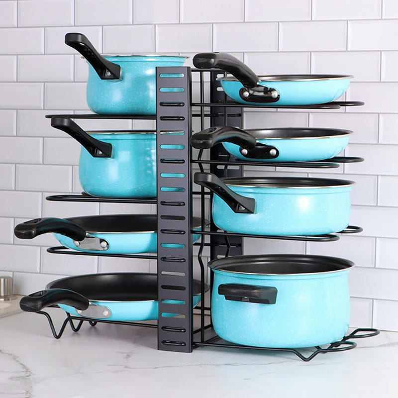 Organizador de Panelas e Tampas Armário de Cozinha Homedec