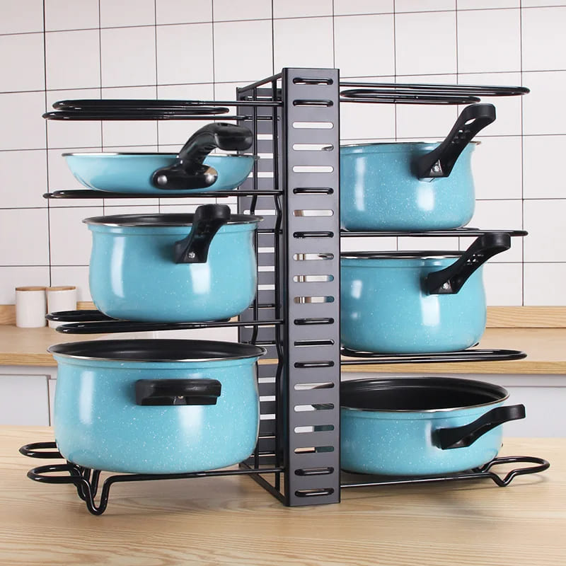 Organizador de Panelas e Tampas Armário de Cozinha Homedec
