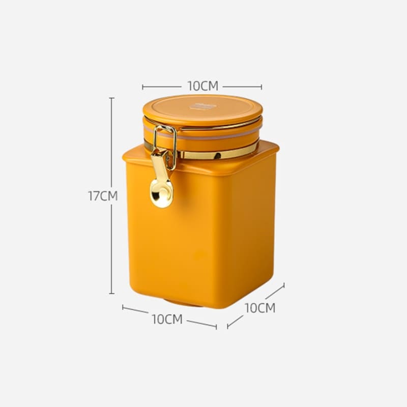 Porta Alimentos Pote com Tampa Hermético para Café Homedec