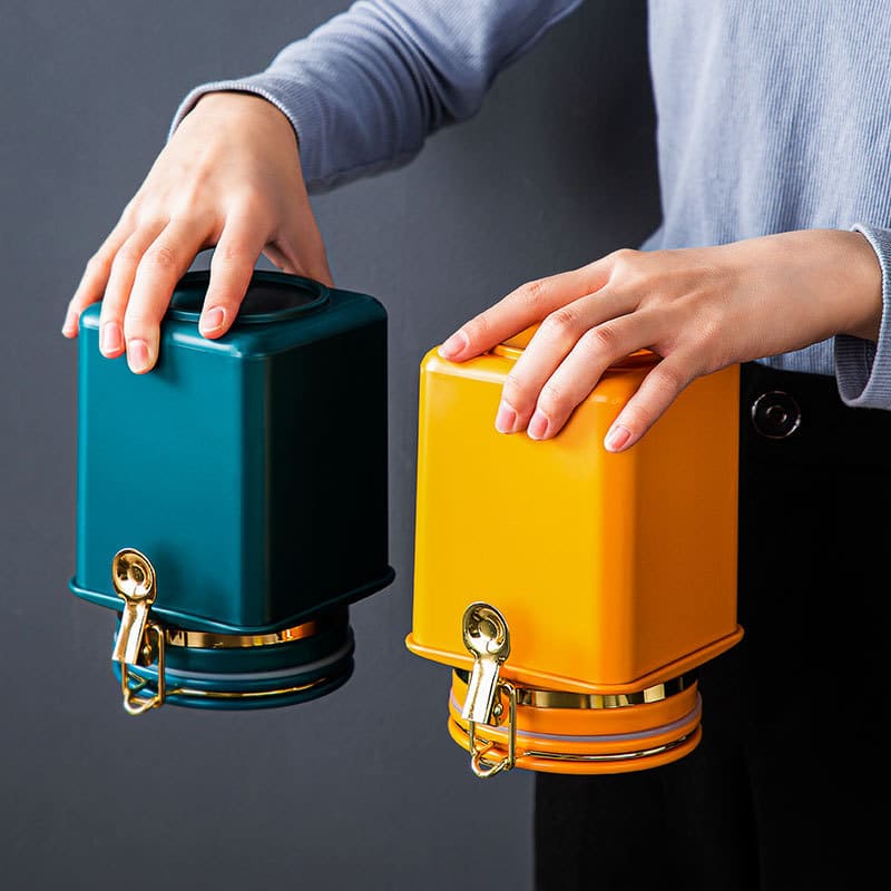 Porta Alimentos Pote com Tampa Hermético para Café Homedec