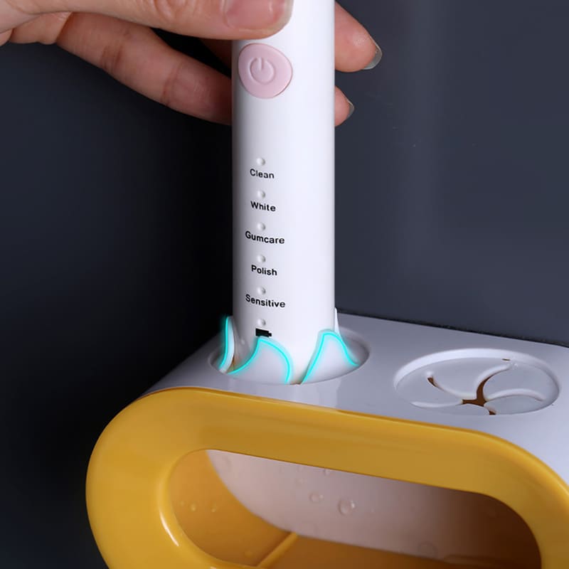Porta Escova de Dente e Pasta Parede Organizador Homedec