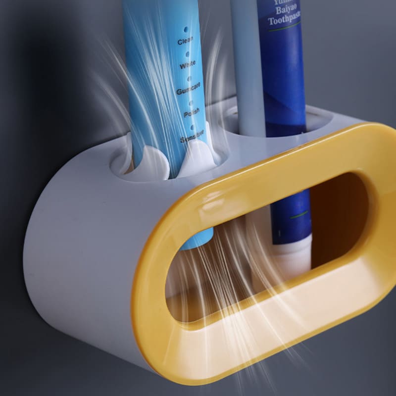 Porta Escova de Dente e Pasta Parede Organizador Homedec